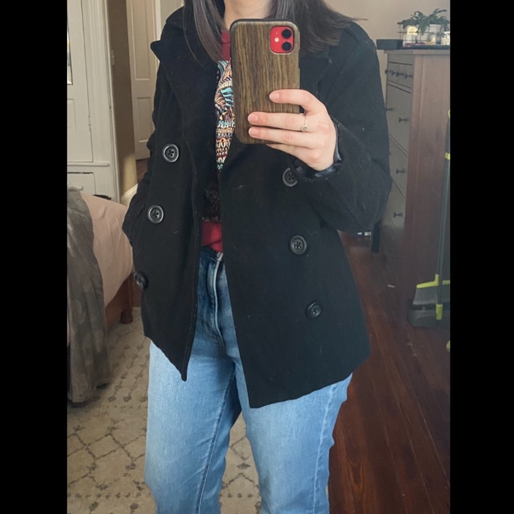 Black Pea Coat